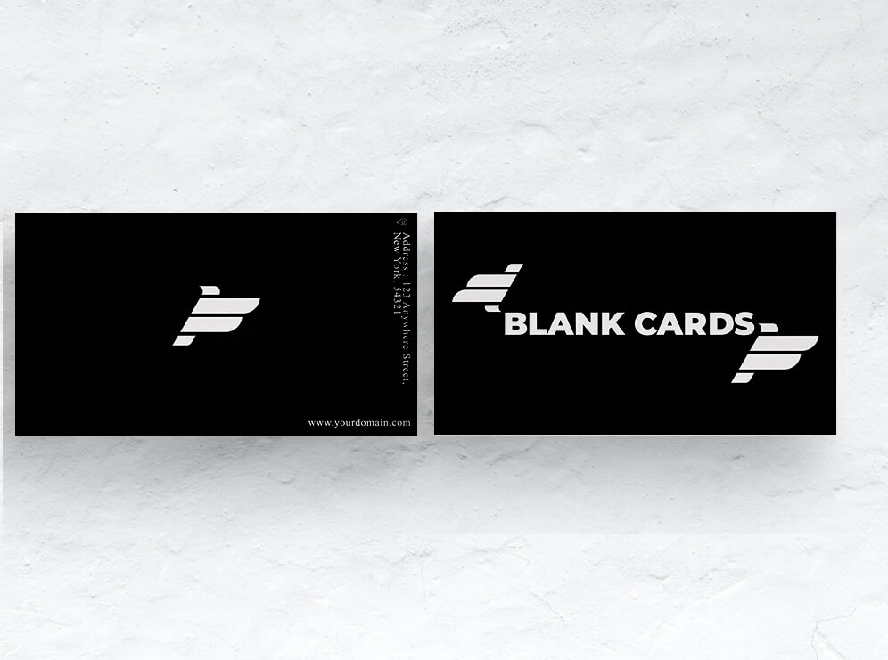 blank cards Customizable FIle PSD Templates