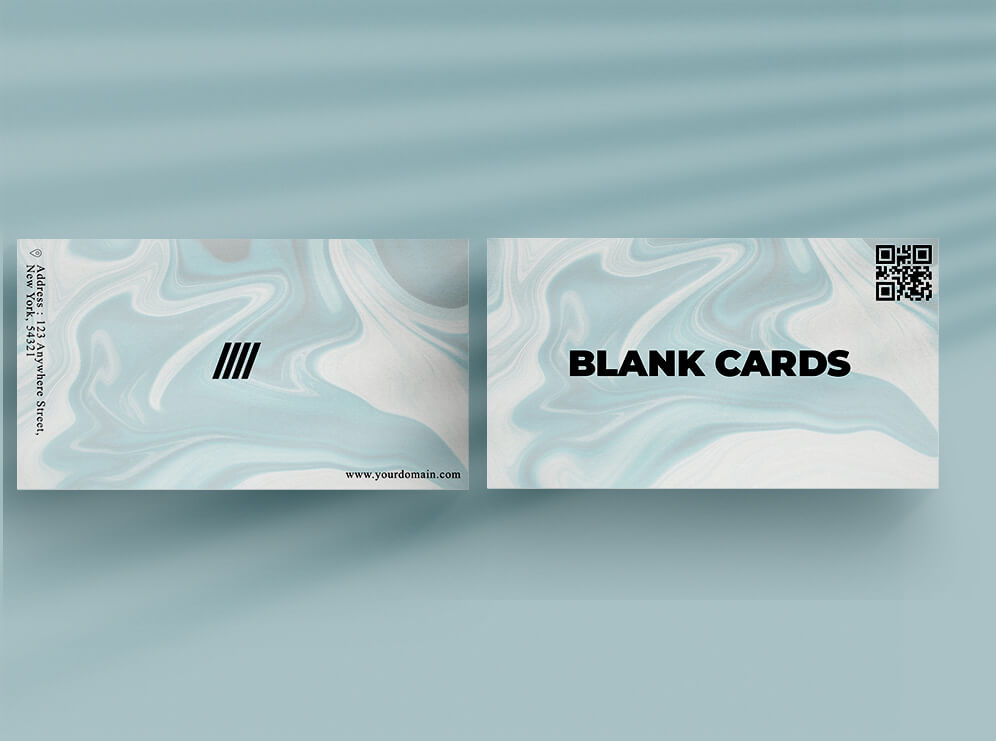 blank cards PSD File Free Download