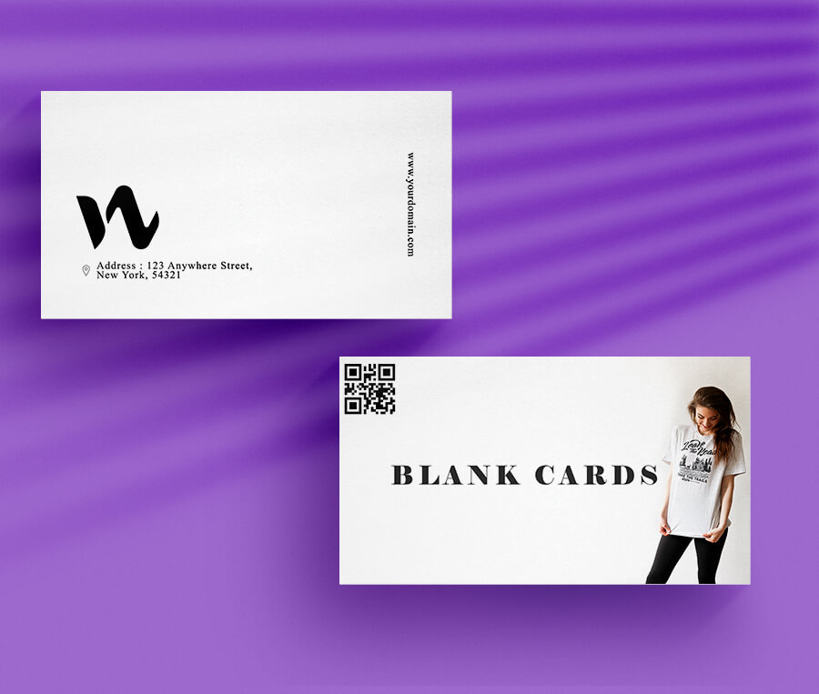 blank cards PSD idea Design Sample
