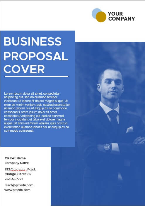 business proposal cover template 9