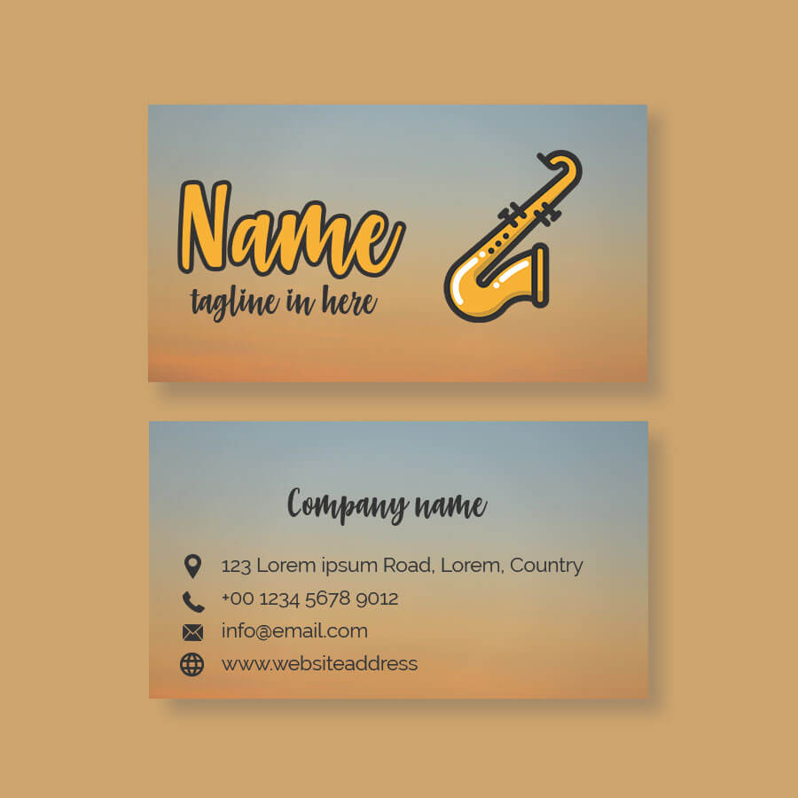 card template in Photoshop PSD 1 1