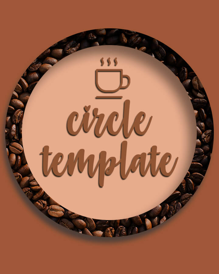 circle template PSD idea Design Sample