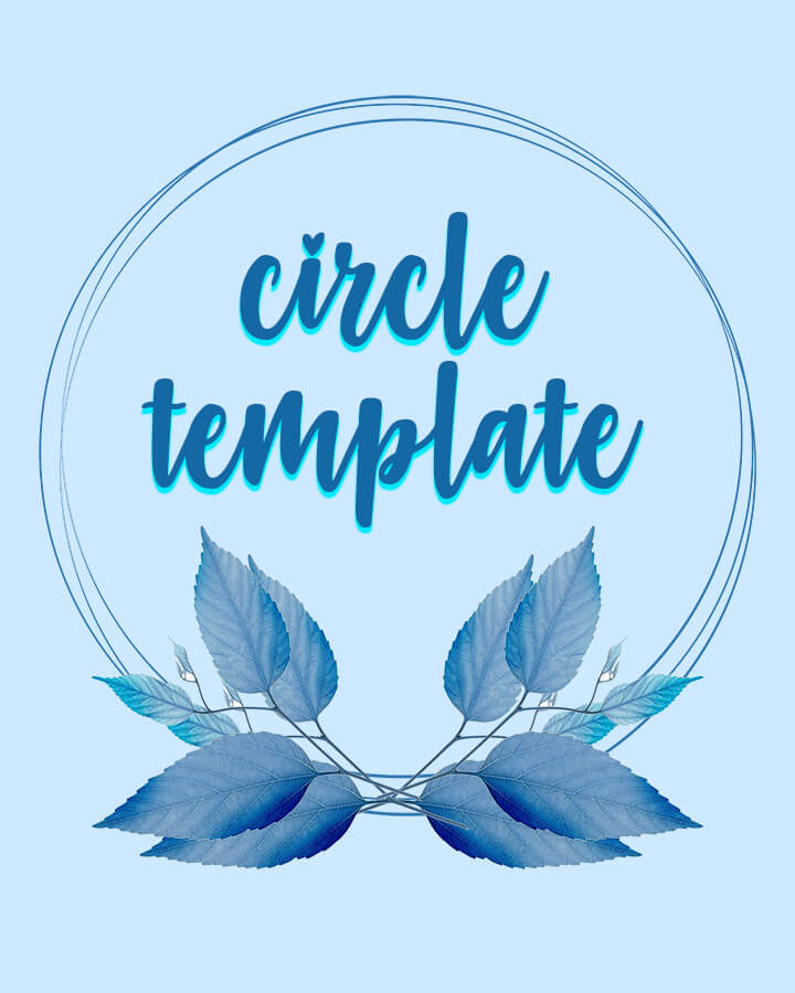 circle template Templates PSD Free file