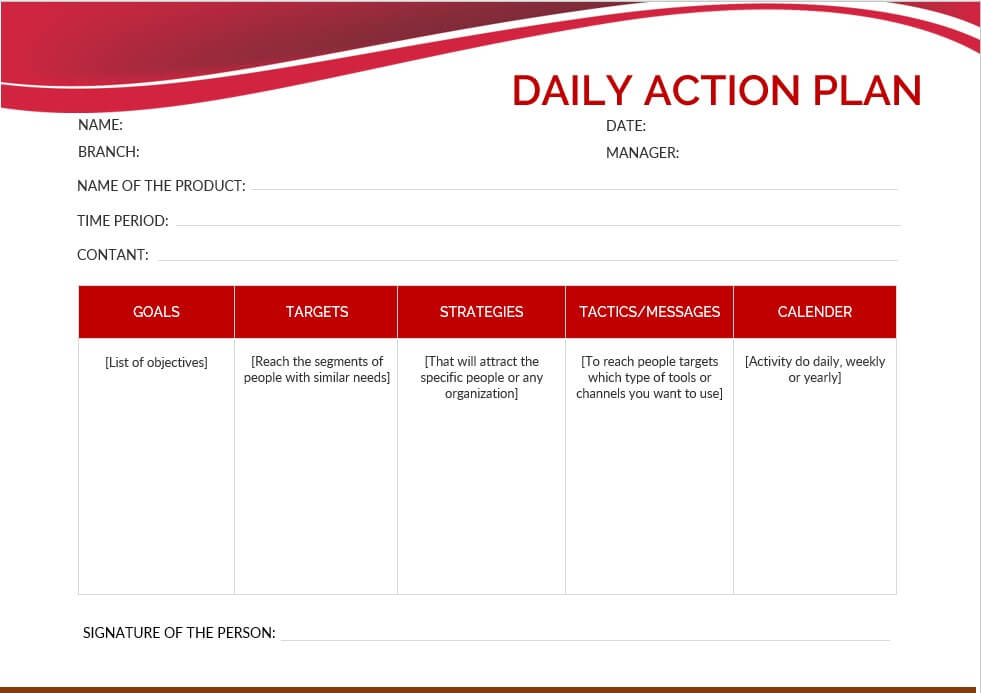 day action plan template 2