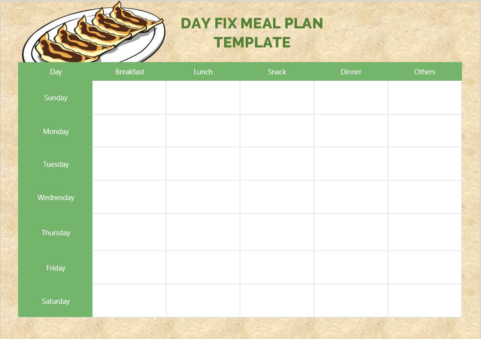 day fix meal plan template 1