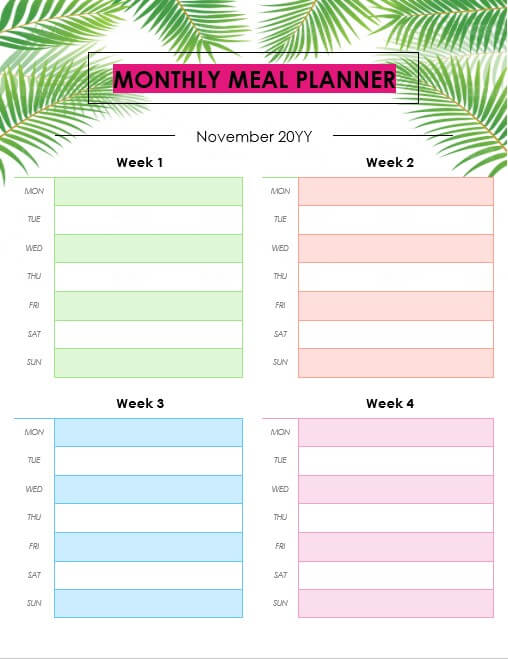 day fix meal plan template 3