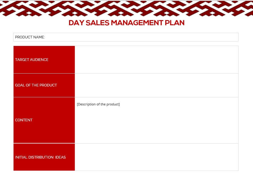day sales management plan template 3
