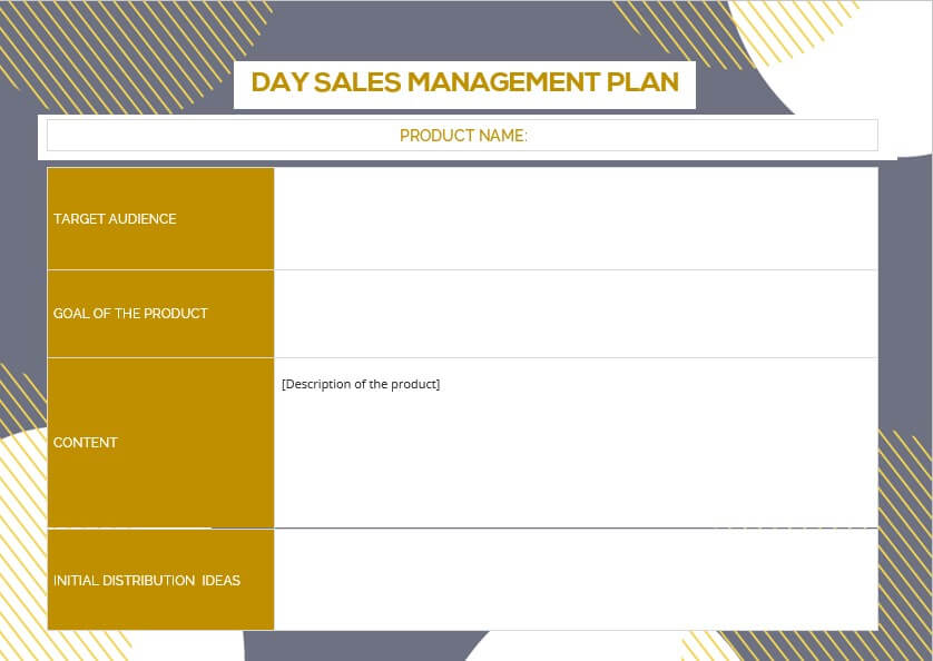day sales management plan template 5