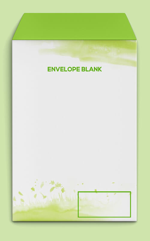 envelope blank PSD idea Design Sample