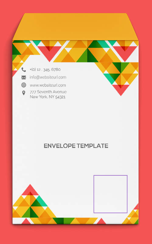 envelope template Customizable FIle PSD Templates
