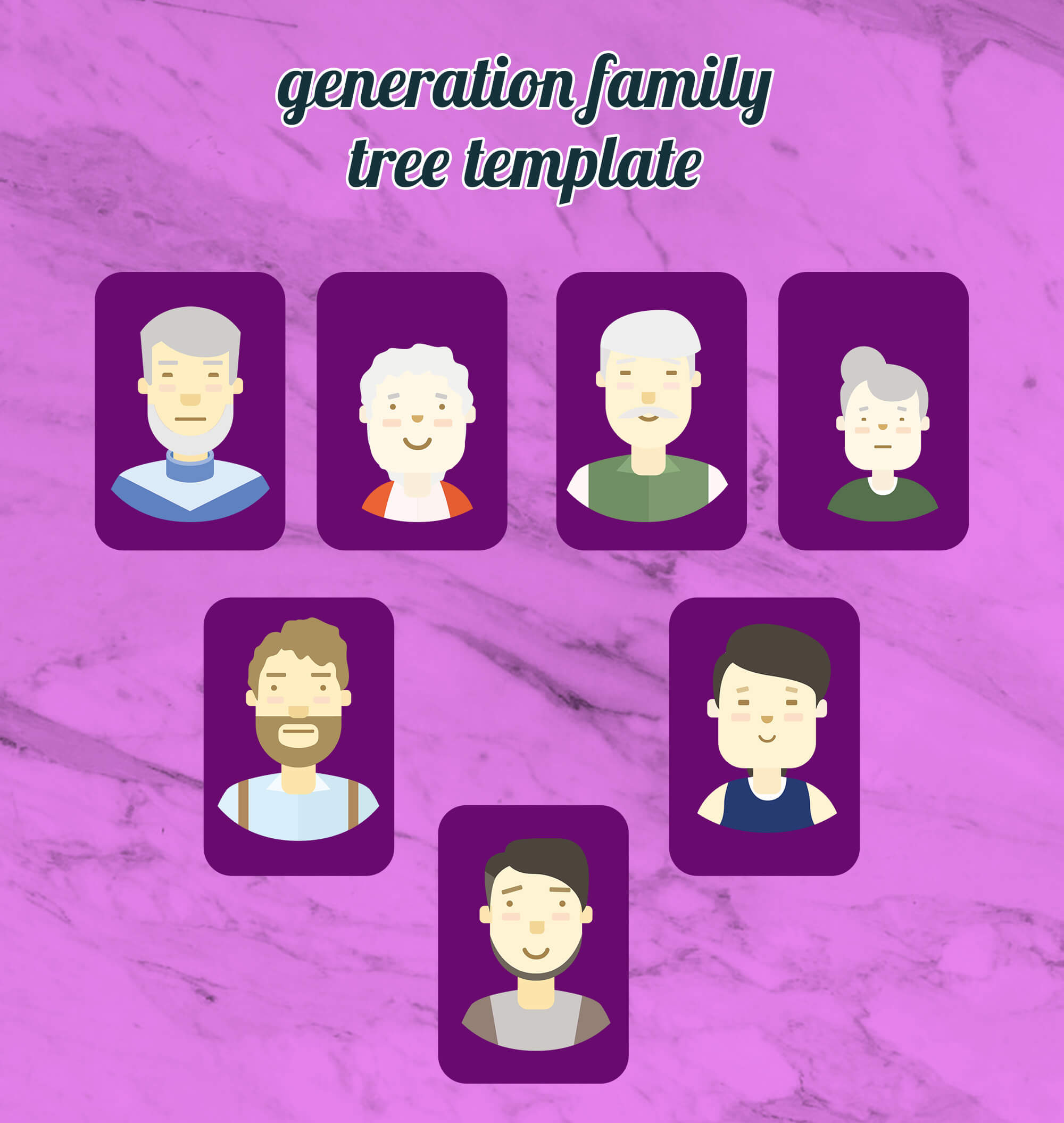 generation family tree template Free PSD Templates Ideas 1 1