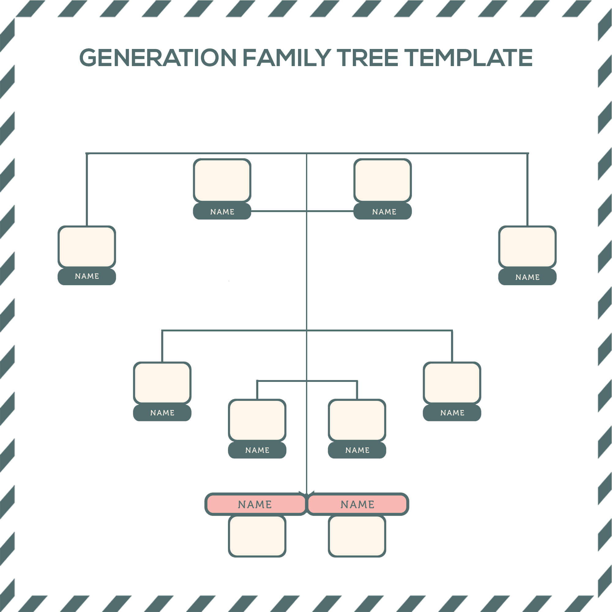 generation family tree template Templates PSD Free file 1