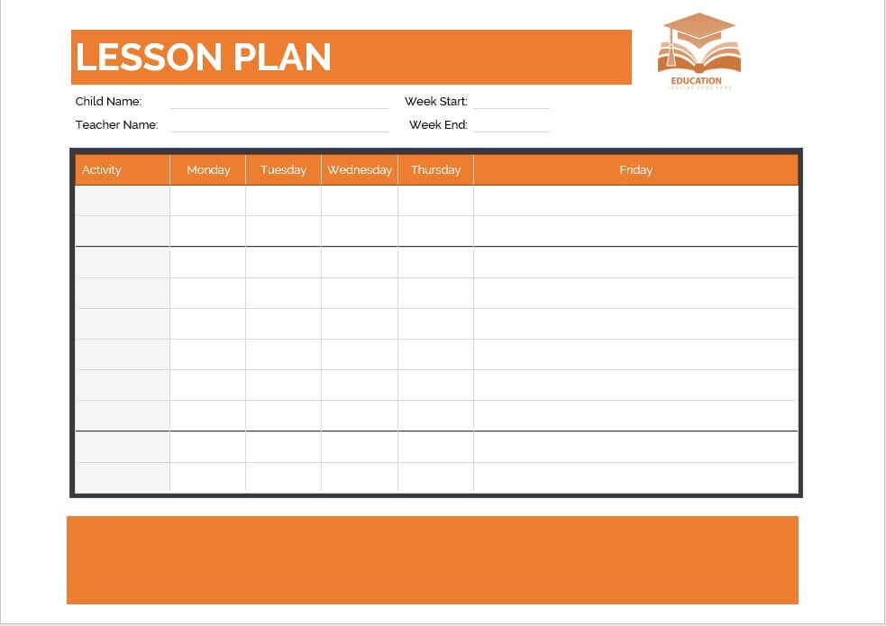 lesson plan template 4