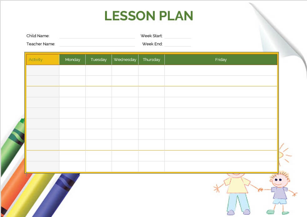 lesson plan template 8