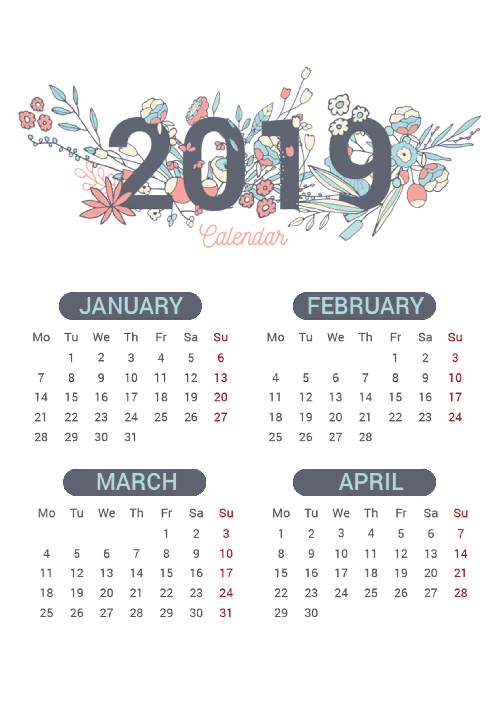 month calendar template Templates PSD Free file