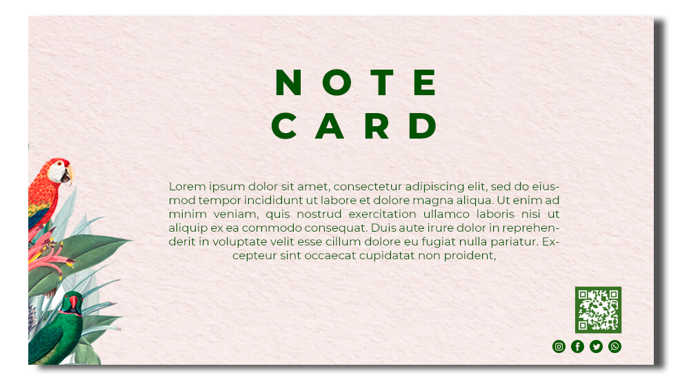 note card Templates PSD Free file