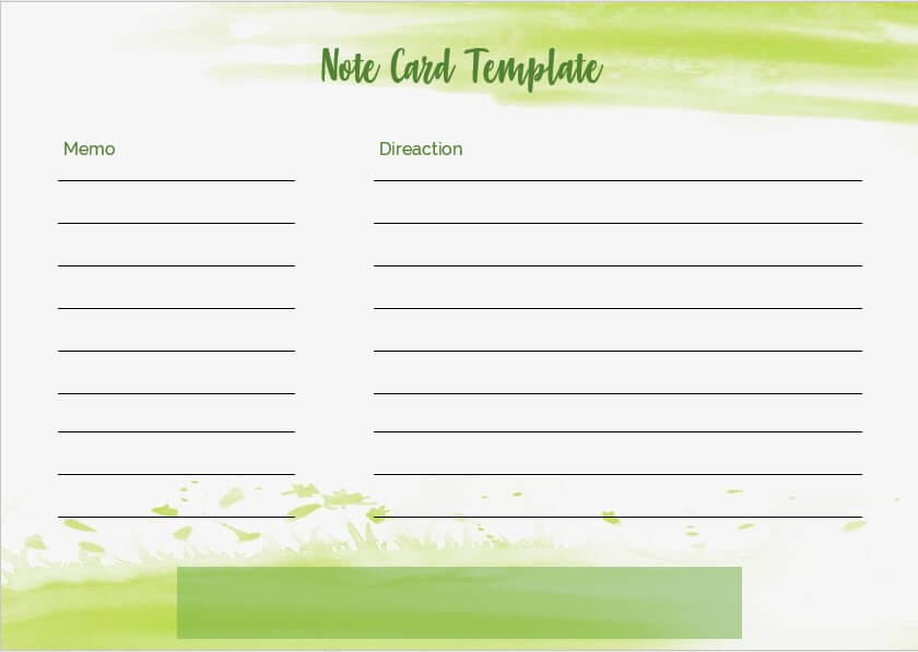 note card template 3