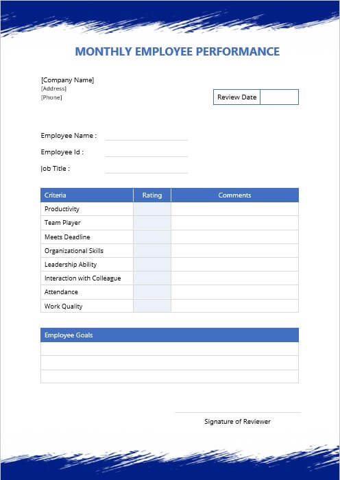 review template 1