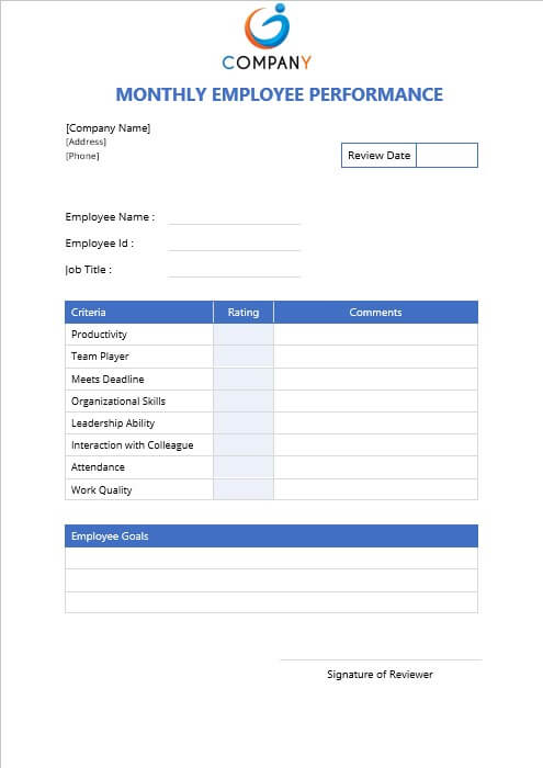 review template 4
