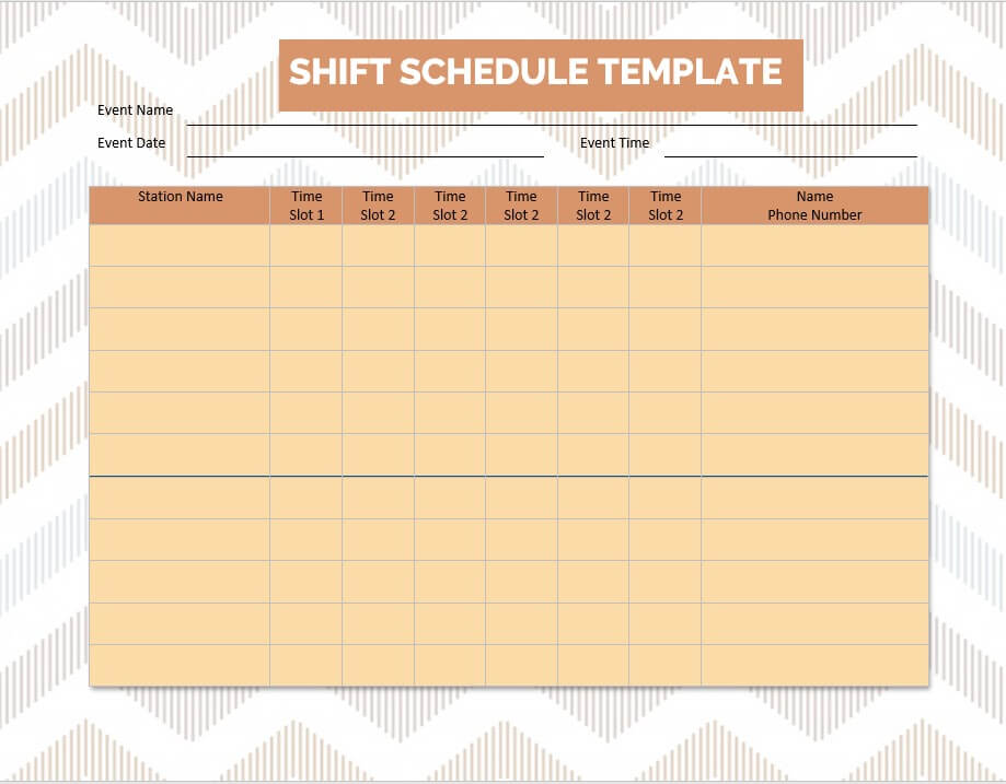 shift schedule template 10 1