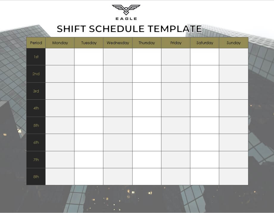 shift schedule template 7