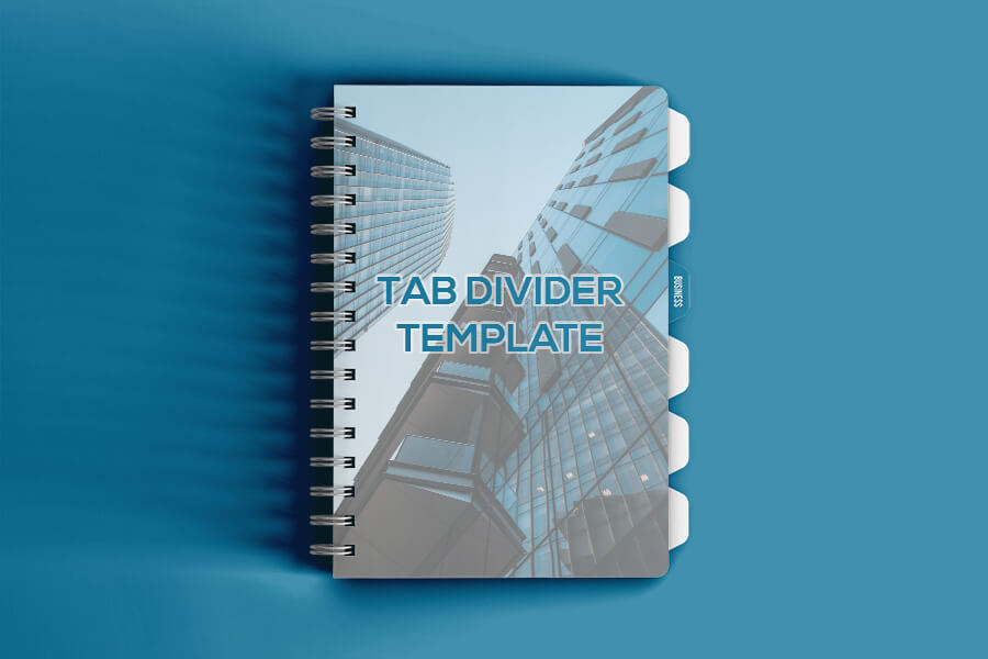 tab divider template Customizable File PSD Design Templates