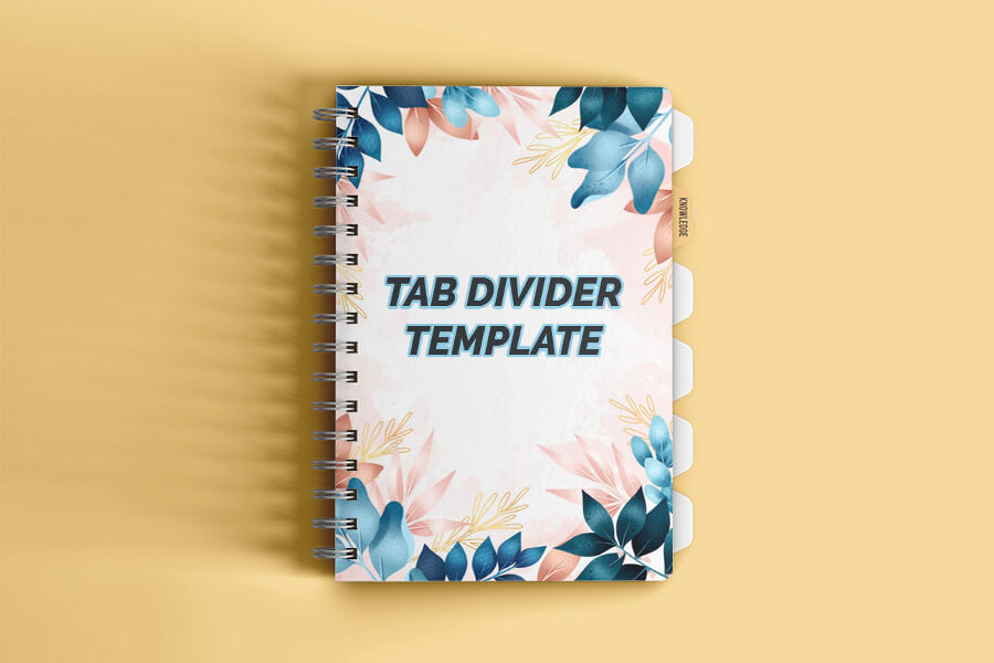 tab divider template Free PSD Templates Ideas