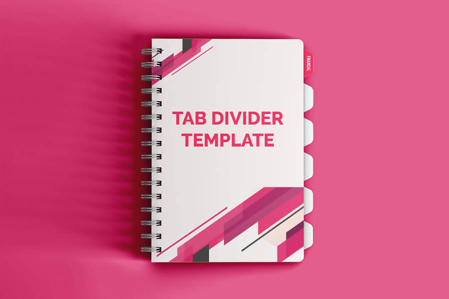 tab divider template Templates PSD Free file