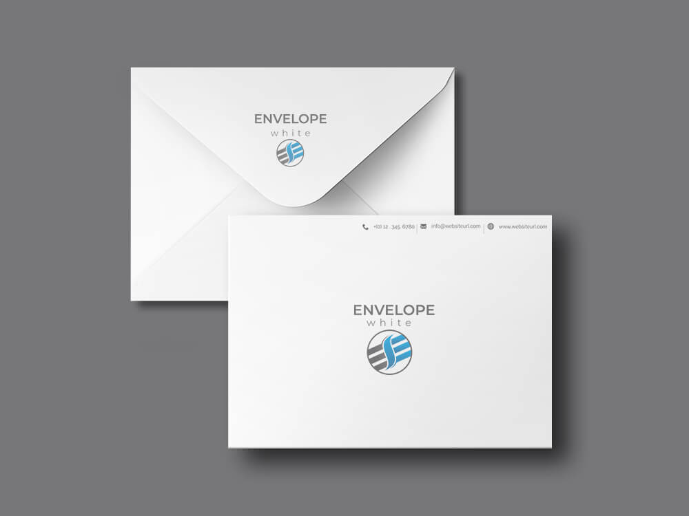 white envelope Free Templates in PSD file