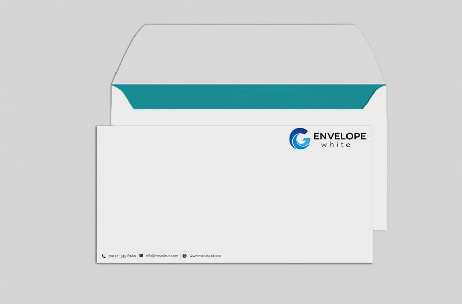 white envelope PSD idea Design Sample