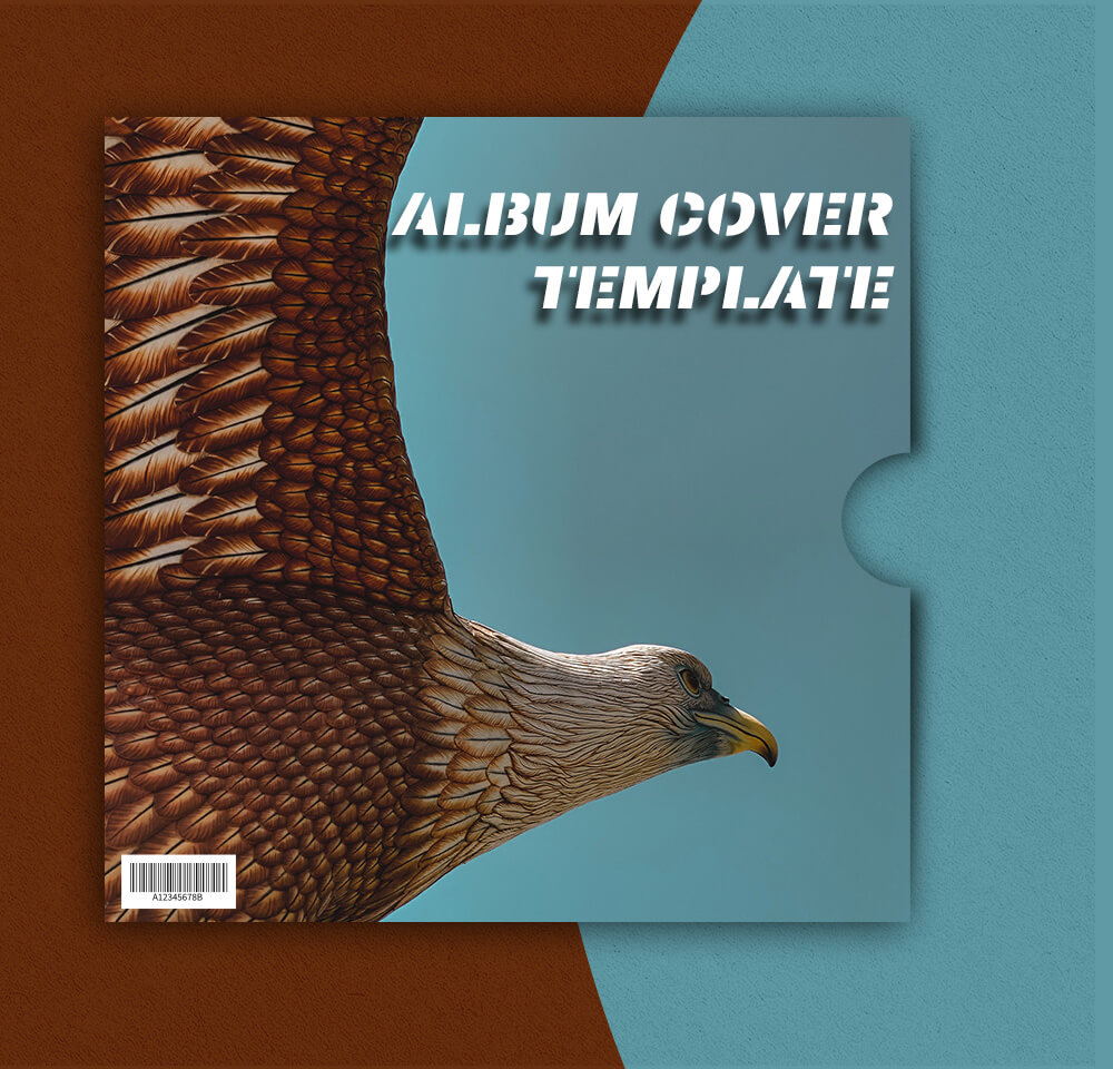 album cover template Customizable FIle PSD Templates